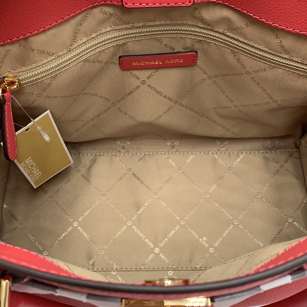 MICHAEL KORS HAMILTON MEDIUM SATCHEL COLOR: LIGHT BERRY SHERBET NWT - Picture 13 of 14